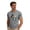 Gray, variant on Mens Hawaiian Short Sleeve T-Shirts Graphic Crew Neck Casual Shirt Summer Beach Palm Tree Printed Vintage Tees Blue 2XL