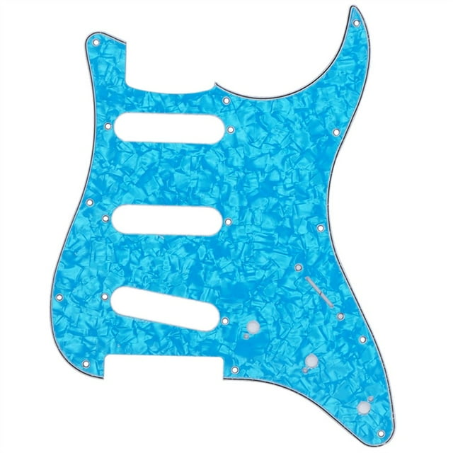 11 Holes Colorful Celluloid Guitar Pickguard Scratch Plate for Strat Guitars SSS
