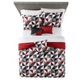 thumbnail image 5 of Mainstays 10-Piece Red Geometric Bed in a Bag, Full, 5 of 7