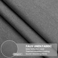 thumbnail image 5 of JIATER Blackout Curtains Set of 2 Panels for Bedroom Living Room 42 x 63 in,Thermal Insulated Room Darkening Blackout Curtains with Grommet,Dark Gray, 5 of 7