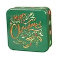thumbnail image 4 of Lata de galletas navideñas, caja de dulces navideños, embalaje de regalo, lata de galletas, estuche para galletas Verde MERRY, 4 of 9