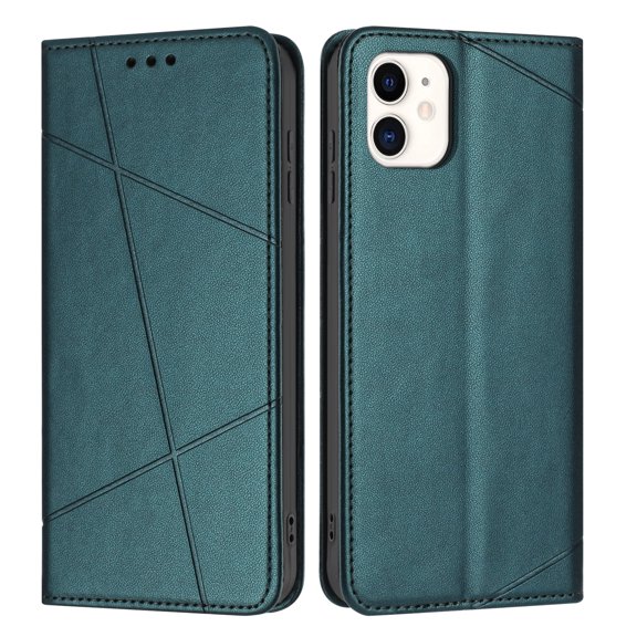 TECH CIRCLE for iPhone 11 Retro PU Leather Wallet Case Cover Flip Stand Anti-Scratch Case TPU Flip Case Book Style with Cash & Credit Card Slots Holder Shockproof Cover,Green