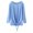 Light Blue, variant on Curuila Toddler Girls T Shirt Crew Neck Long Sleeve Solid Basic Tie Front Knot Tank Casual Autumn Tops Black Size 12-13 Years