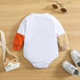 thumbnail image 6 of StylesILove Unisex Baby Boys Girls Plaid Pumpkin Long Sleeve Cotton Brown Sweatshirt Romper Toddler Halloween Jumpsuit (6 Months), 6 of 6
