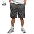 thumbnail image 6 of Men's Athletic Mesh Shorts with Drawstring 2 Pockets Lightweight Gym Workout Wear Basketball Shorts 8" Inseam, Pack of 3, 6 of 6