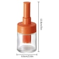 thumbnail image 3 of Botella de aceite con cepillo de silicona, cepillo de salsa de plástico, distribuidor de salsa, 3 of 8