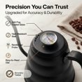 thumbnail image 4 of Hervidor de cuello de cisne Barista Warrior 1,2 L negro mate, 4 of 7