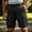 Black, variant on Sevevn Men's Cargo Shorts Elastic Waist Casual Work Shorts with Multi-Pockets