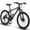 Black Orange, variant on 26 inch Mountain Bike for Men, Adult Mountain Bike with Shimano 21 Speed & Disc Brakes, Black Orange