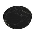 thumbnail image 1 of Balery Black Marble Texture Abstract Fundas de asiento para taburete de bar redondo de tela de terciopelo ajustables que protegen de arañazos y manchas para sillas de 14 a 17 pulgadas.-14 inch, 1 of 7