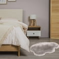 thumbnail image 2 of TIELUTT Imitation Wool Carpet Living Room Shag Carpet Oval Bedroom Machine Washable Floor Mat Throw Rugs for Living Room Popcorn Blanket Area Rug Living Room Decorative Blankets Big Soft Blanket, 2 of 4