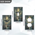 thumbnail image 7 of Yayeee Blank Wall Plate Cover 1-Gang 4.5"x2.7" Home Unused Decorative Outlet, Whale and Moon, 7 of 7