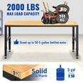 thumbnail image 5 of Adjustable Workbench 48 x 20-inch Workshop Bench with Power Outlets, 5 of 11