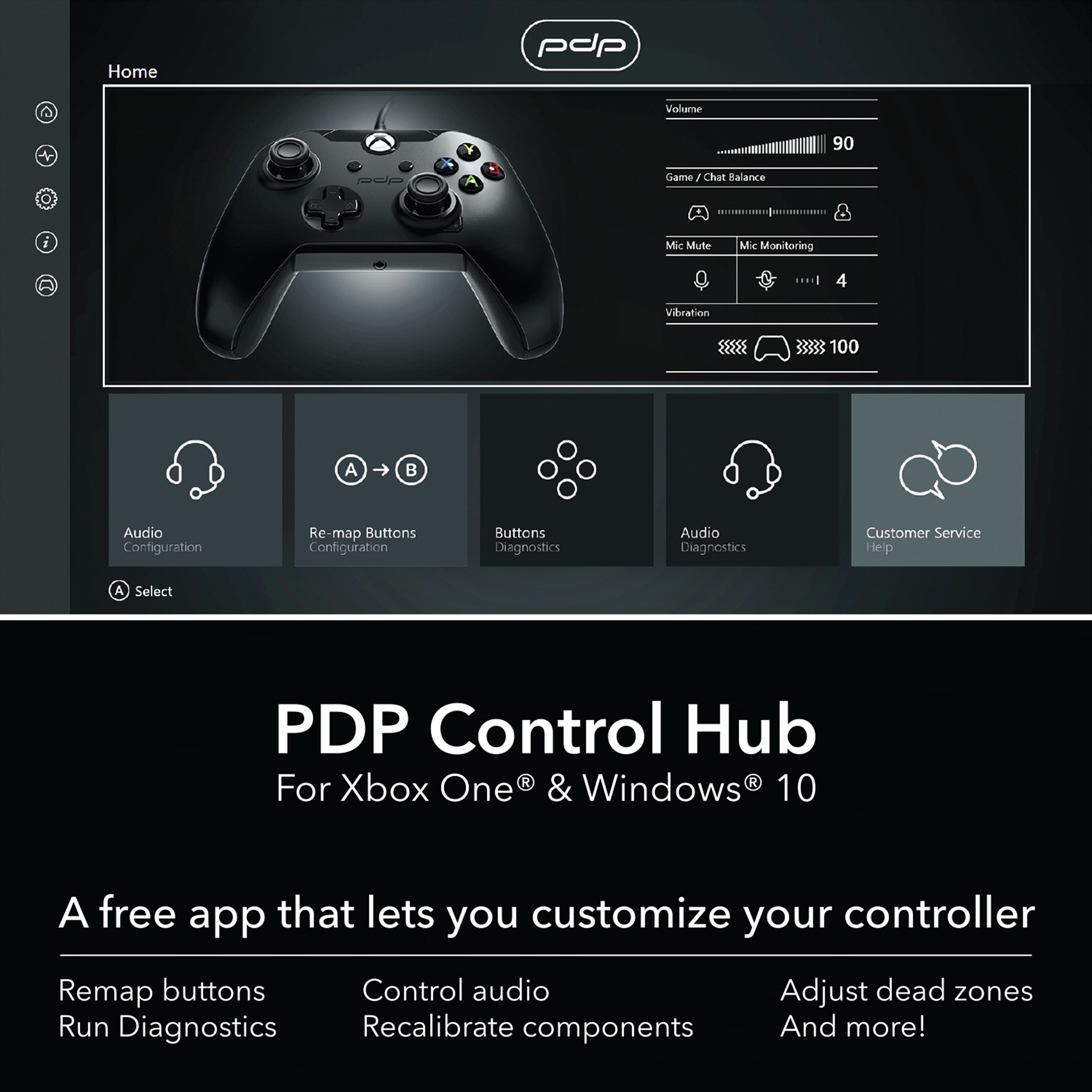 pdp xbox one controller 048-082 pdp xbox one controller 048-082