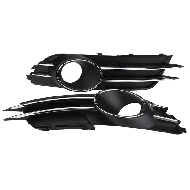 Pare-chocs avant Grilles Antibrouillard, Résistant à l'Abrasion Haute Résistance Robuste Couverture de Grille Antibrouillard avec Remplacement de Décoration de Feu de Brouillard pour A6 C7 2012-2014 pour Voiture