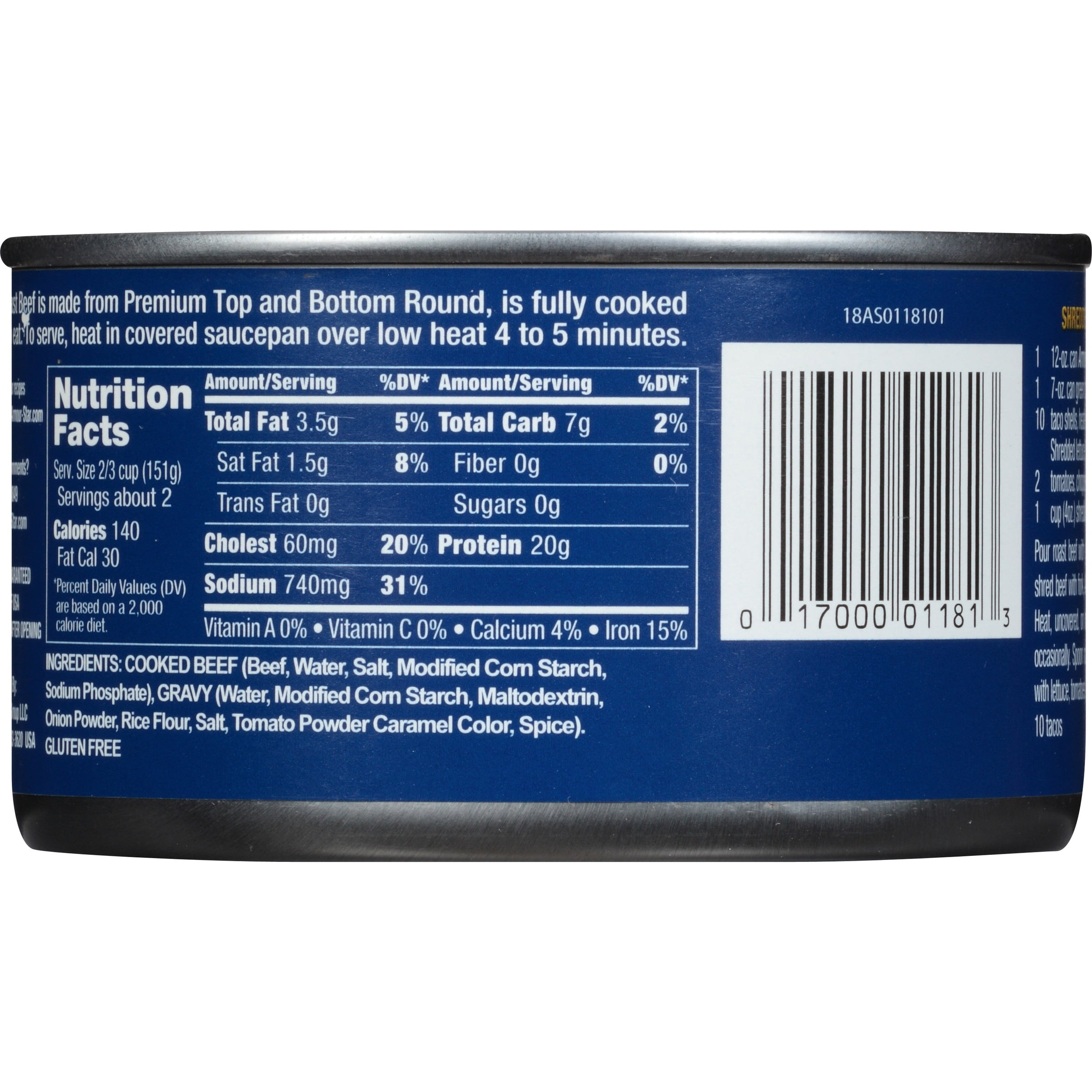 Armour Roast Beef With Gravy 12 Oz Can Beef Poster