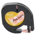 thumbnail image 2 of Thermal Paper Label Tape Cute Labeling Ribbon Sticker Pink Daisy for Dymo 12mm, 2 of 18