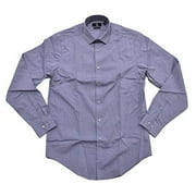 Calvin Klein Mens Slim Fit Non-Iron Button Up Shirt (L 16 32/33, Purple TH448)
