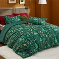 thumbnail image 2 of Christmas Comforter Set Queen - Christmas Bed Set with Festival Forest, Soft Bedding for Holiday, 3 Pieces, 1 Soft Trees Printed Comforter and 2 Pillow Shams, 2 of 7