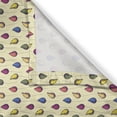 thumbnail image 3 of Ambesonne Floral Kitchen Curtains, Flower Buds and Thin Stems, 55"x45", Pale Yellow Multicolor, 3 of 3