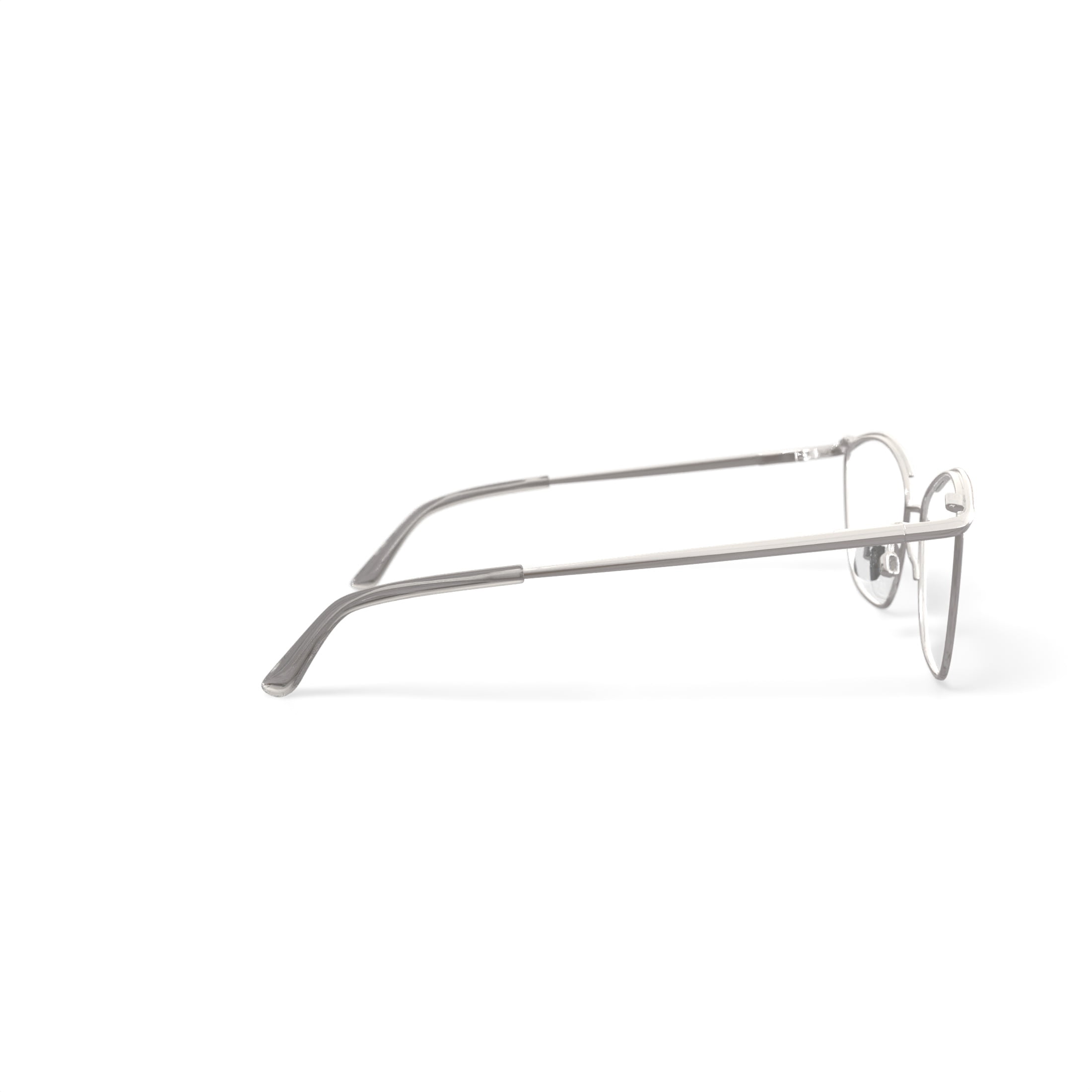 Walmart Women's MV016 Chelsea Cat Eye Prescription Eyeglasses with Case, Silver