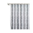 thumbnail image 5 of Jinsinto Shower Curtain, Washable, Waterproof, Polyester with 12 Rings (Grey, 180 x 180 cm), 5 of 5