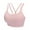 Pink, variant on Jacenvly New Bralettes for Women Double Strap Sports Bra Beautiful Back Sling Fitness Belt Chest Pad Yoga Bra Stretchable Sports Bras for Women High Support