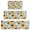Gray Sunflower White, variant on White Sunflower Colorful Flower Pattern Kitchen Rugs Sets Of 3,Kitchen Runner Rugs Non Skid Washable,Decorative Kitchen Floor Mats for Kitchen,Sink,Laundry,17"x30" 17"x47" 17"x59"