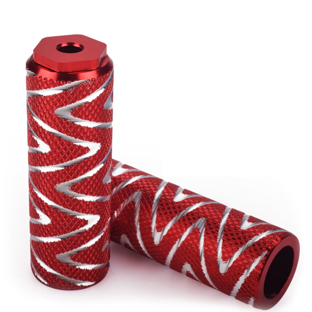 MTB Bike Aluminum Pedal AntiSlip Front Rear Axle Footrest Foot Picks