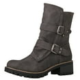 thumbnail image 3 of GLOBALWIN Fashion Ankle Boots for Women Grey 5.5M, 3 of 8