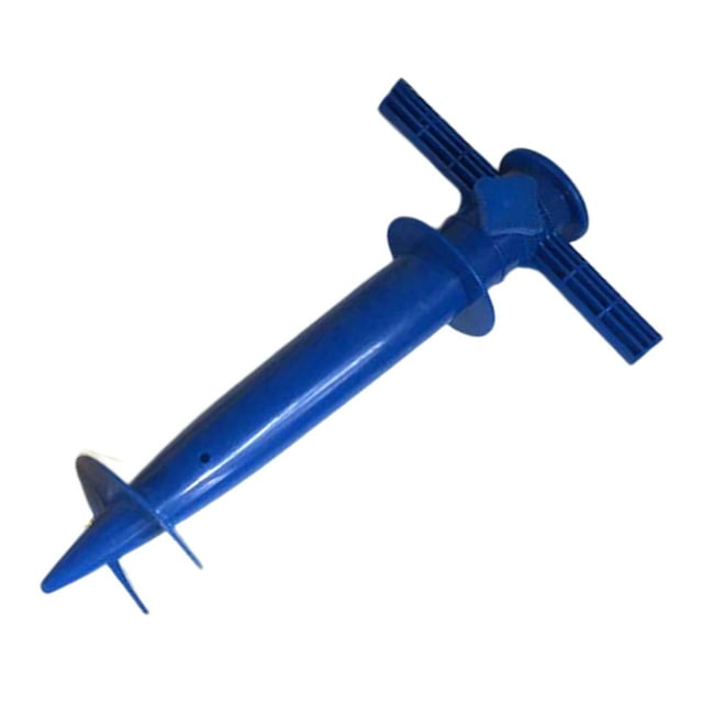 Support de Parasol de Pêche au Sol Parasol de Pelouse Support de Parasol Ancre pour Bleu