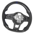 thumbnail image 3 of Volante perforado de napa, volante de fibra de carbono Volante de fibra de carbono Volante de fondo plano Valor excepcional, 3 of 9