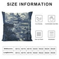 thumbnail image 5 of Nawypu  Blue and White Chinoiserie Porcelain Inspiration Gorgeous Custom Throw Pillow Case Cushion Cover New Home Decorative Square, 5 of 5
