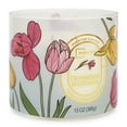 thumbnail image 3 of Mainstays 3-Wick Floral Scene Scented Jar Candle, Cranberry Mandarin, 13 oz, 3 of 6