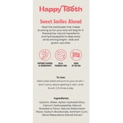 Happy Tooth Fluoride-Free, Hydroxyapatite Premium Natural Toothpaste, Strawberry Bubblegum Flavor, Safe to Swallow, 3.4 oz Tube