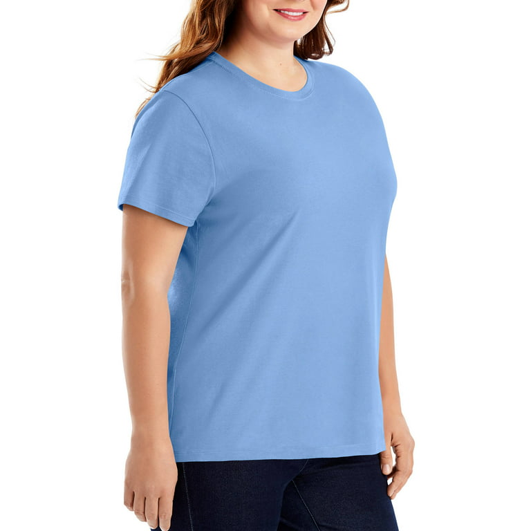 Hanes Women's Nano-T Short Perfect Sleeve T-Shirt 