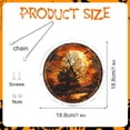 thumbnail image 3 of Halloween Sun Catcher for Window Hanging, 7.4in Acrylic Puzzle Board Ornament for Home Window, Birthday House Warming Gift for Puzzle Lovers by MPOISVA, 3 of 9