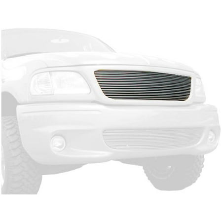 T-rex Billet Bolt TRex Grilles 25583 Horizontal Aluminum Polished Finish Billet Bumper Grille Bolt-on for Ford F150 ()
