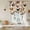 Beige Brown, variant on Farmhouse Rooster Balloon Curtains 63 Inch Length for Living Room/Bedroom, Vintage Watercolor Flowers Beige Rod Pocket Privacy Door Curtains Decorative Tie Up Shade for Window 52"x63"