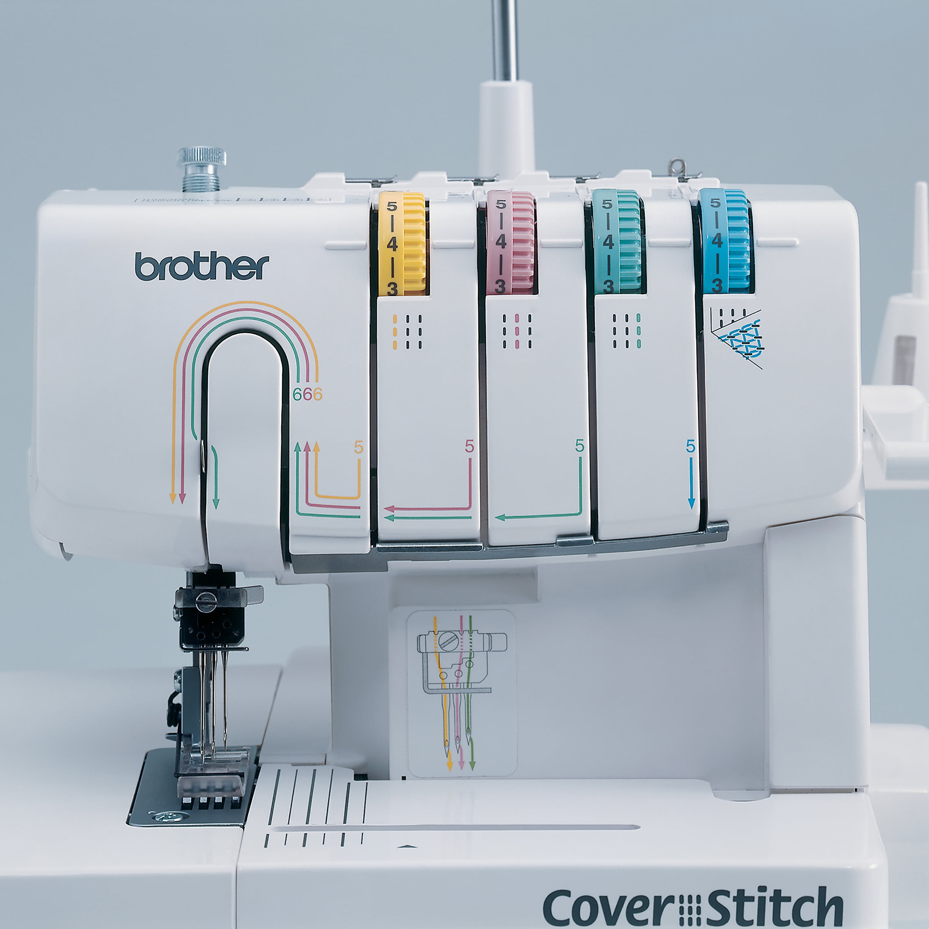  Brother Coverstitch Serger, 2340CV, Sturdy Metal Frame, 1,100  Stitches Per Minute, Trim Trap, Included Snap-on Presser Feet : Arts,  Crafts & Sewing