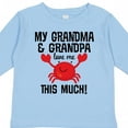 thumbnail image 4 of Inktastic Grandma Grandpa Love Me Boys Boys or Girls Long Sleeve Toddler T-Shirt, 4 of 5