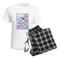 thumbnail image 4 of CafePress - Watercolor Chickadee In Win Women's Light Pajamas - Women's Short Sleeve Print T-Shirt and Pants Light Cotton Pajama Set, 4 of 7