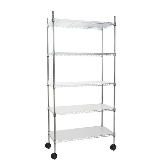 Chrome 5 Tier Shelves