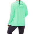 thumbnail image 2 of Women's UPF 50+ UV Sun Protection Clothing Zip Up Hoodie SPF Long Sleeve Sun Shirt Fishing Hiking Outdoor Jacket, 2 of 8