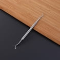 thumbnail image 4 of Cuticle Spoon Pusher Remover Tool Stainless Steel Spoon Nail Cleaner for Men Women, 4 of 8