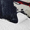 thumbnail image 5 of Erosebridal Samurai Sketch Quilt King,Ink Splash King Coverlet Set For Boys,3-Piece, 5 of 7