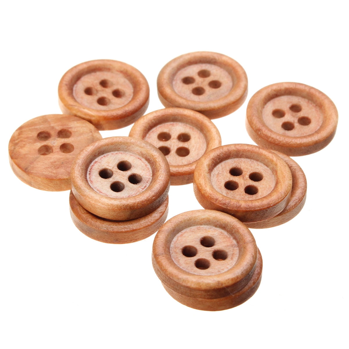 Brown Generic Buttons 15mm