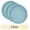 Blue, variant on (3 pack) Mainstays Recycled Plastic Dinner Plate, Blue, 10.3 in