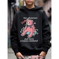 thumbnail image 3 of Kid Boys Casual Tops Cute Bear Print Pullover Spring Autumn Long Sleeve Letter Graphics Hoodies Sweatshirt, 3 of 9