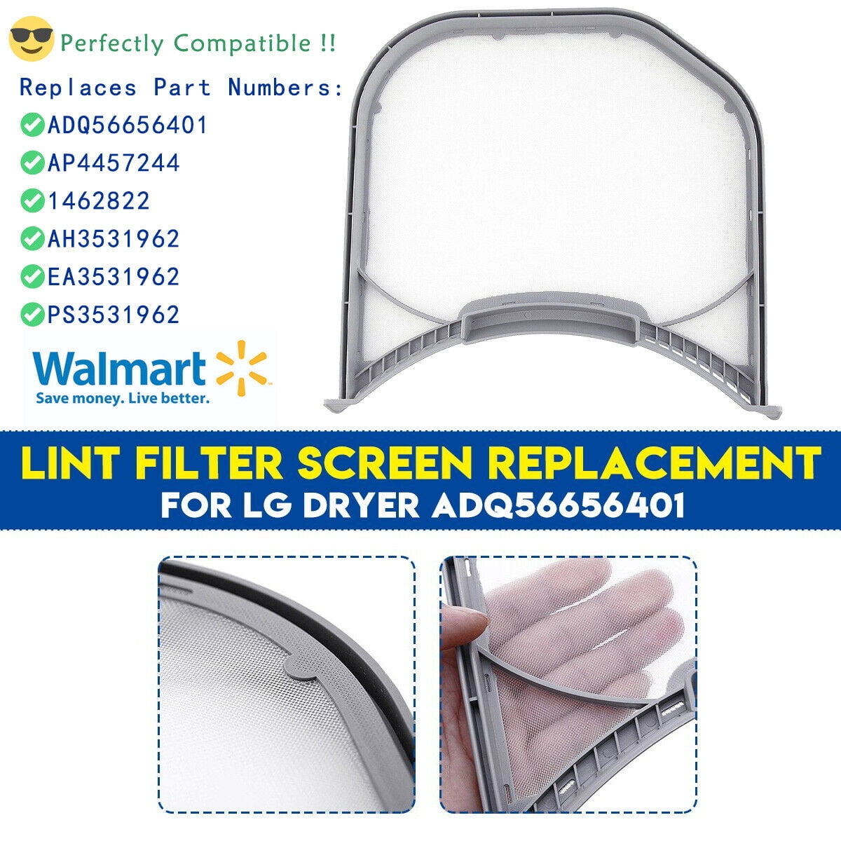 LG Dryer Lint Filter Cover For DLGX3361V DLGX3471W DLEX3570W DLEX3570V DLG3171W 